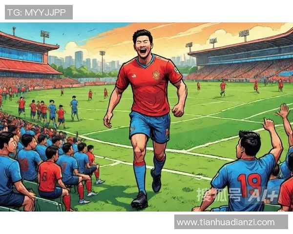 足球明星在绿茵场上的欢乐时刻高清图片分享